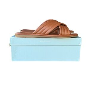 Seychelles Word for Word‎ Tan Leather Sandals NIB